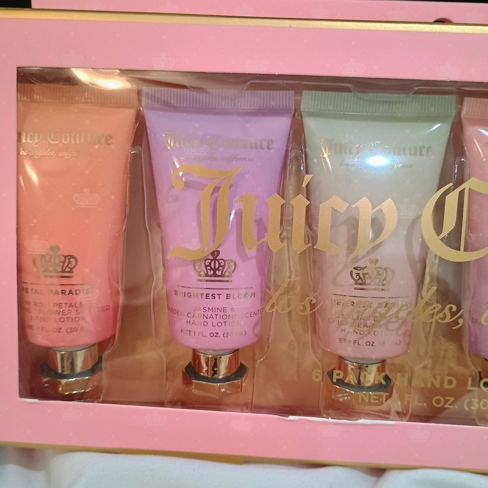 New Juicy Couture Ombre Six Pack Hand Cream Set - Picture 2 of 4
